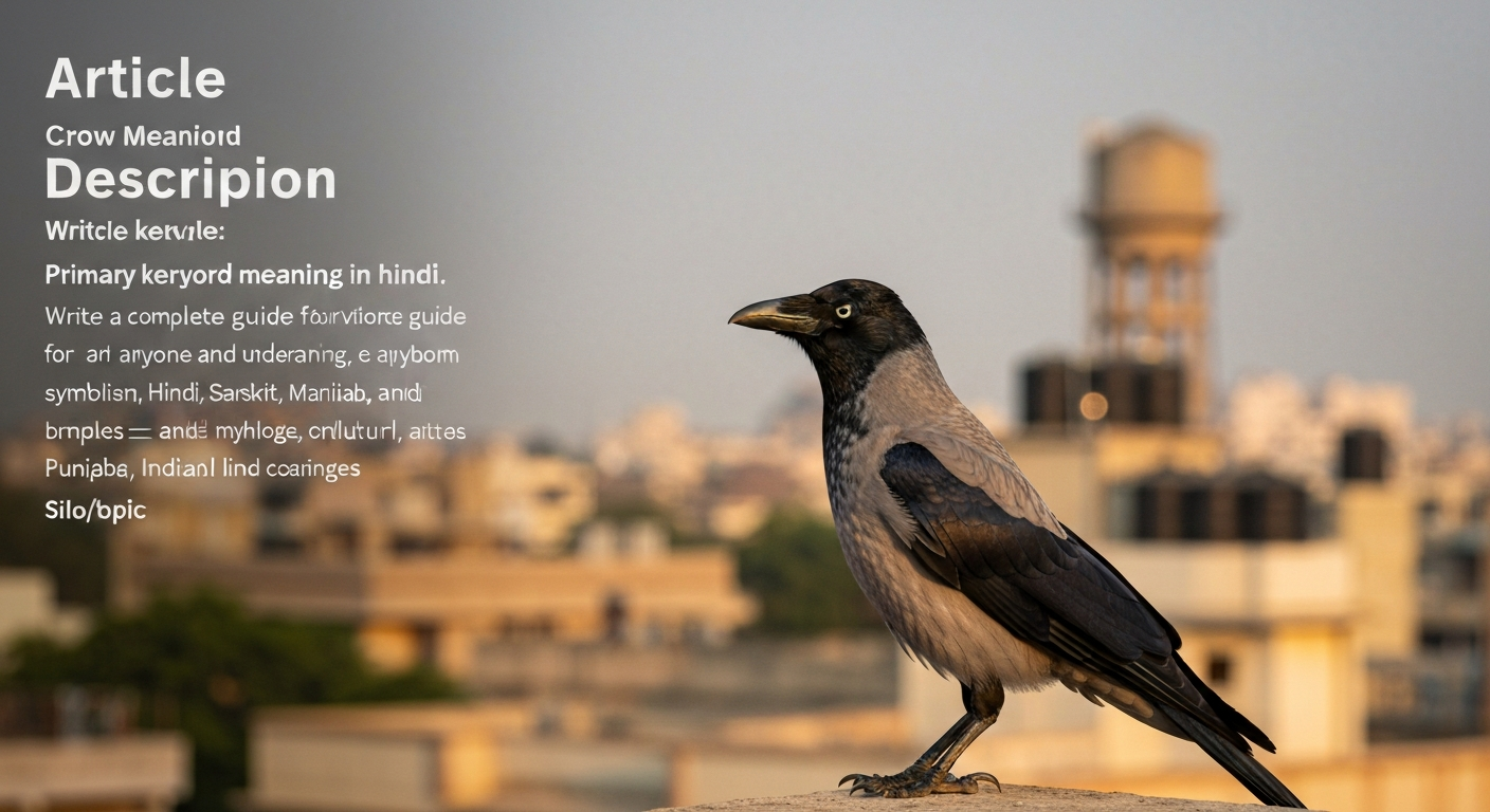 House Crow (Corvus splendens) perched on a city rooftop at golden hour, showing grey nape and black plumage.